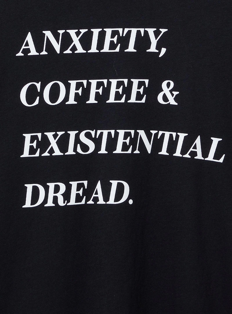 Anxiety Dread Classic Fit Crew Tee