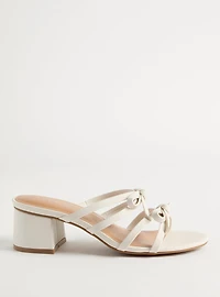 Bow Strap Block Heel (WW)