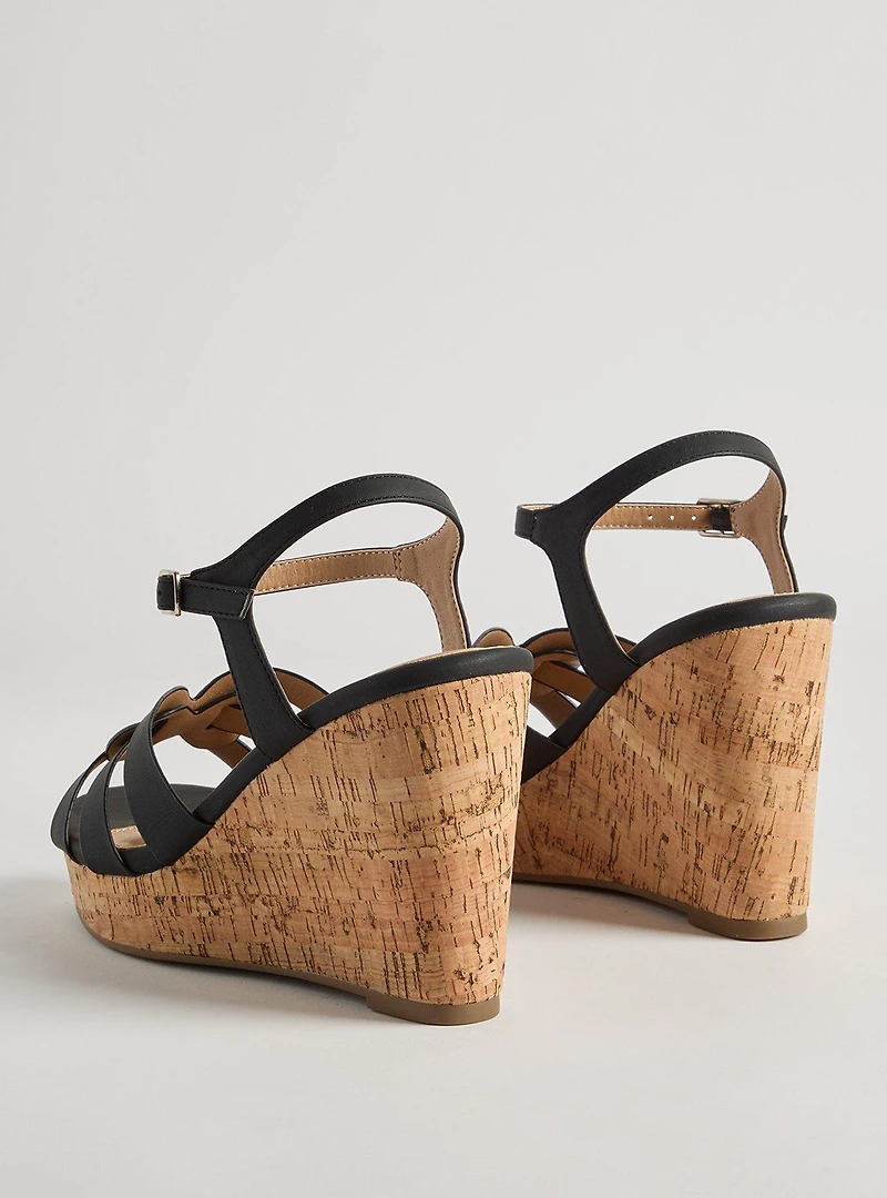 Strappy Cork Wedge (WW