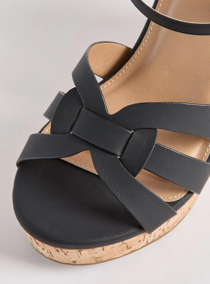 Strappy Cork Wedge (WW