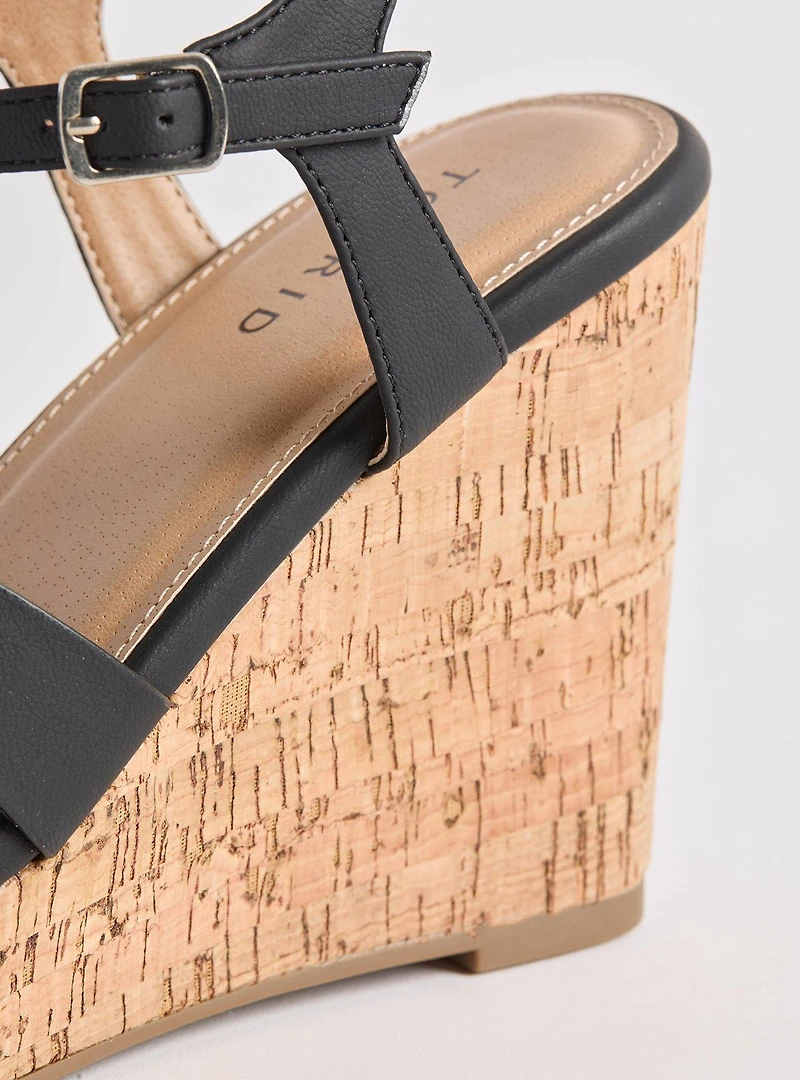 Strappy Cork Wedge (WW