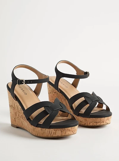 Strappy Cork Wedge (WW