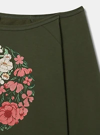 Yin Yang Super Soft Fleece Off-Shoulder Pullover