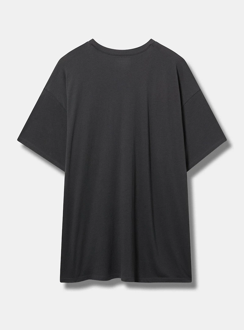 Dragonfly Oversized Heritage Jersey Crew Tunic Tee