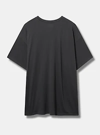 Dragonfly Oversized Heritage Jersey Crew Tunic Tee