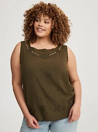 Embroidered Tank