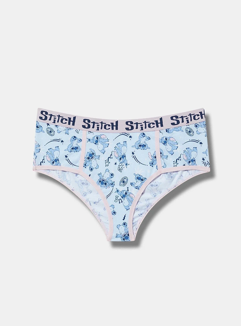 Stitch Mid-Rise Cotton Cheeky Panty