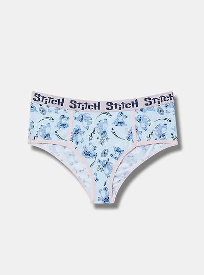 Stitch Mid-Rise Cotton Cheeky Panty