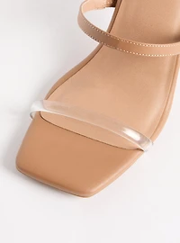 Wrap Heel Strappy Sandal (WW)