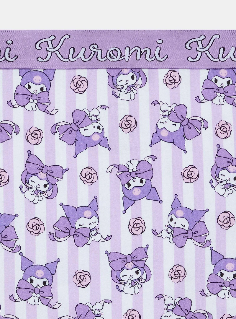 Kuromi Mid-Rise Cotton Cheeky Panty