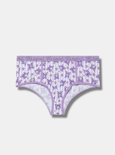 Kuromi Mid-Rise Cotton Cheeky Panty