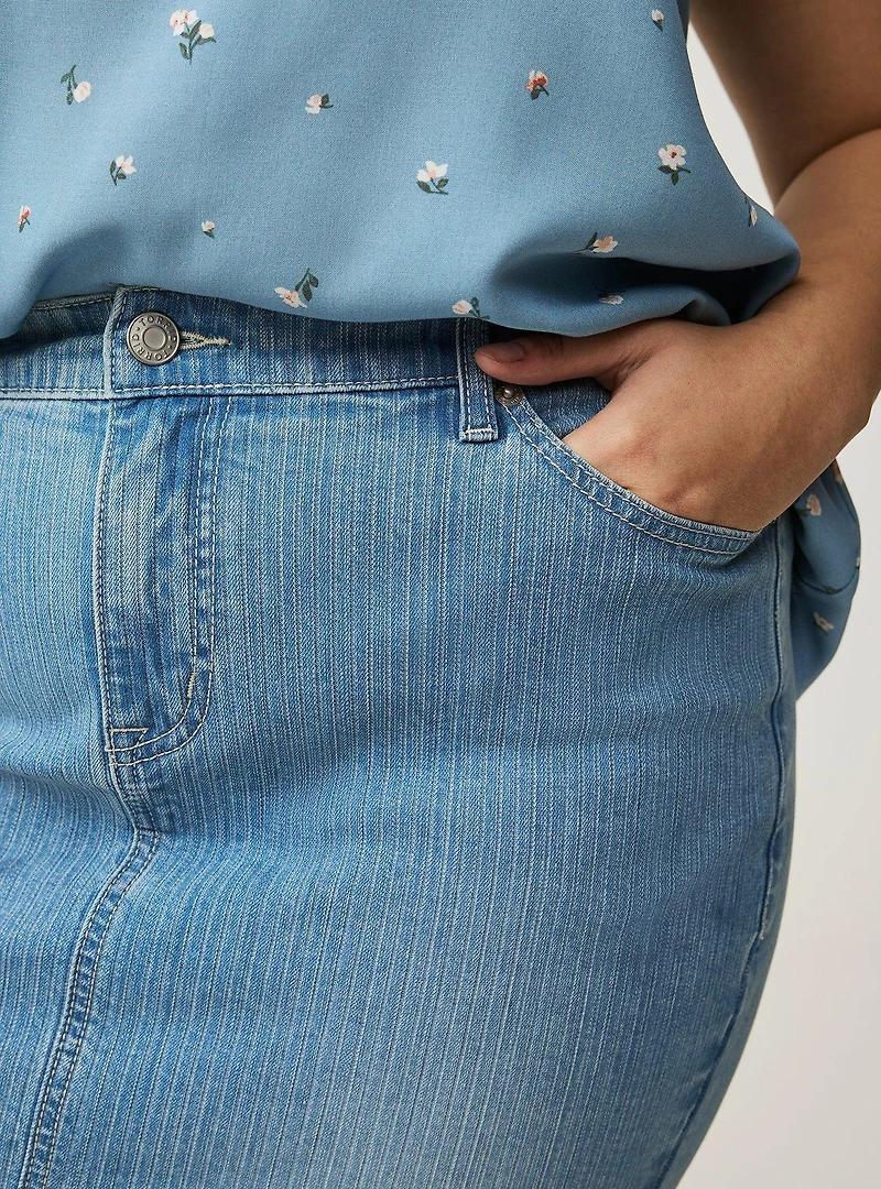 Denim Mini Skirt