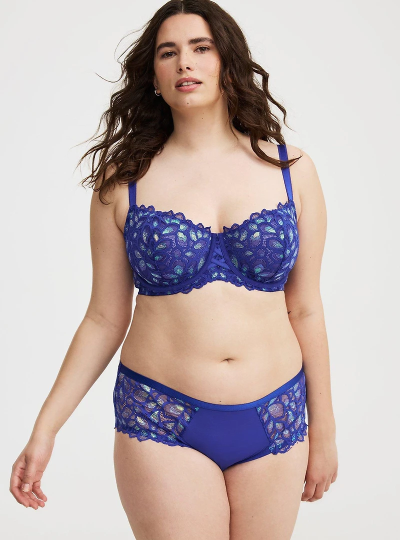 Lace Mid-Rise Hipster Panty