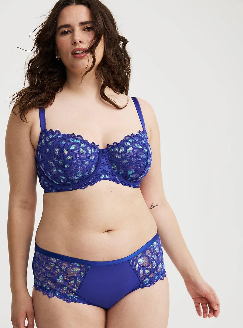 Lace Mid-Rise Hipster Panty