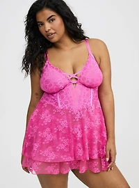 Aphrodite Lace Wireless Slip Dress