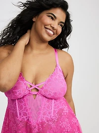Aphrodite Lace Wireless Slip Dress