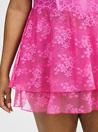 Aphrodite Lace Wireless Slip Dress