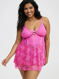 Aphrodite Lace Wireless Slip Dress