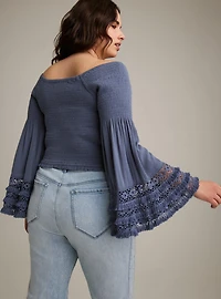 Festi Off-Shoulder Crop Top