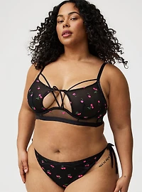 Cherry Lace Underwire Bra