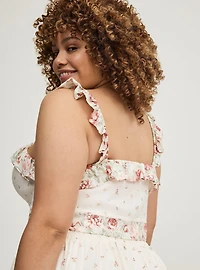 Mini Challis Ruffle Skirt Set