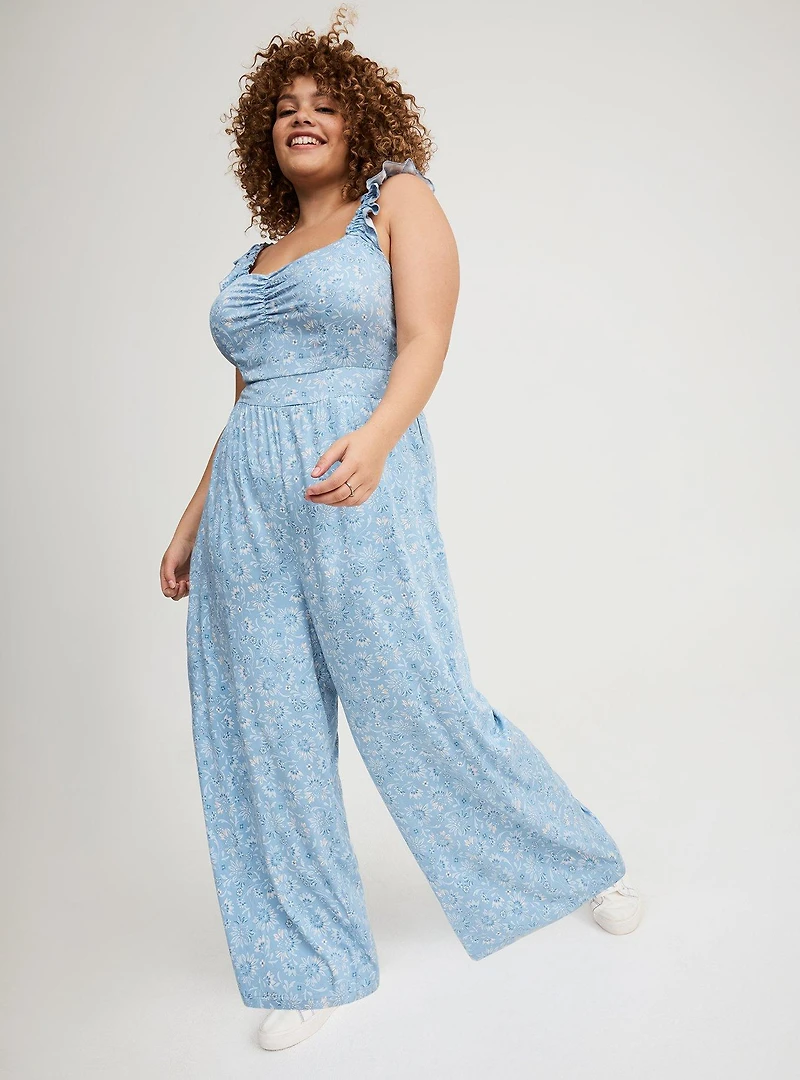 Ruffle Strap Jumpsuit