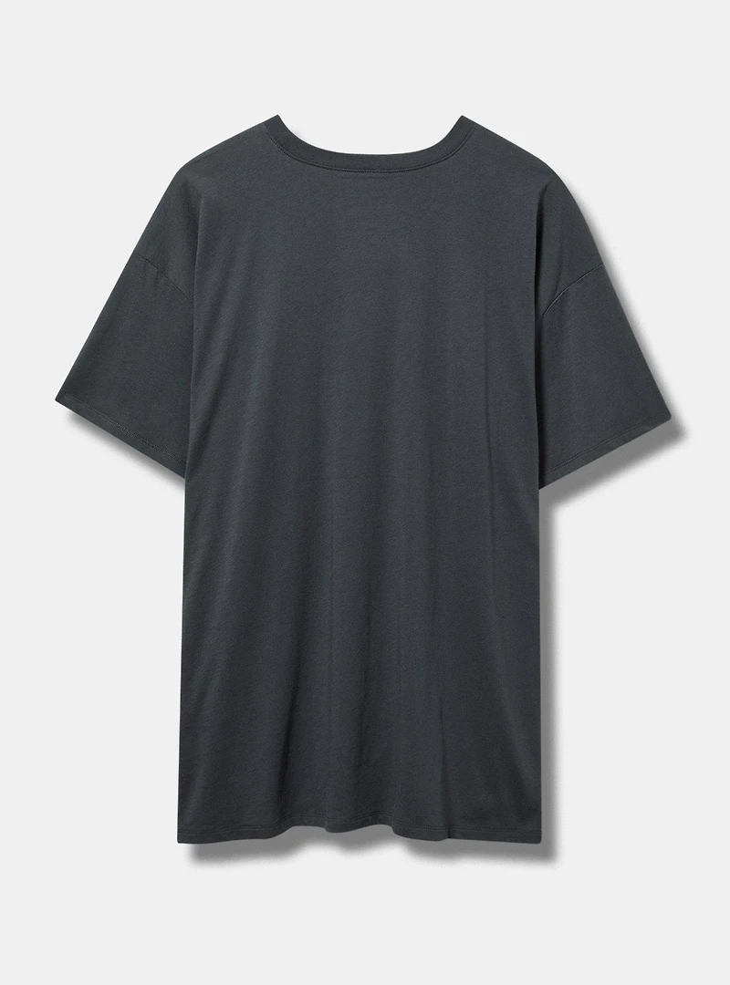 Stevie Nicks Oversized Cotton Crew Tunic Tee
