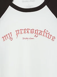 Britney Spears Classic Cotton Raglan Tee