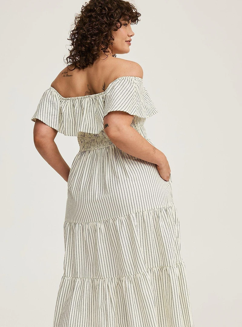 Tiered Midi Dress