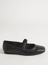 Scrunch Strap Ballet Flat (WW)