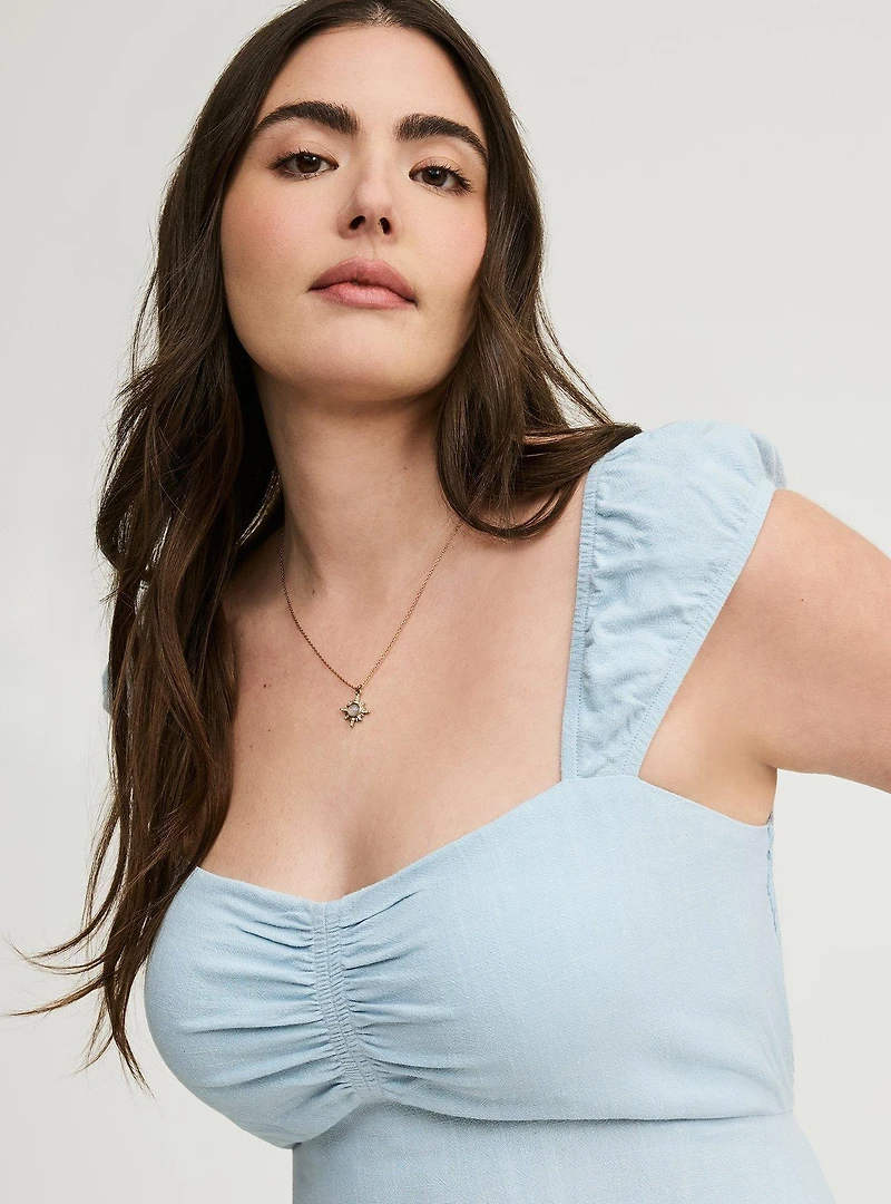 A-Line Midi Dress