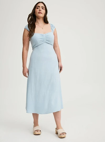 A-Line Midi Dress