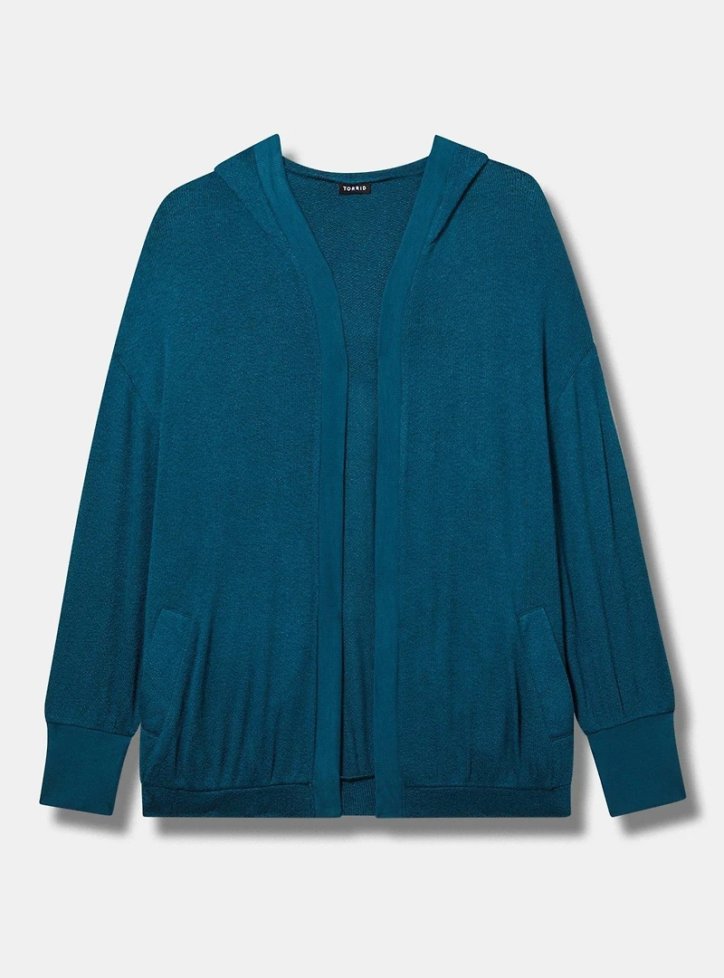 Open Hooded Cardigan