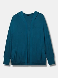 Open Hooded Cardigan