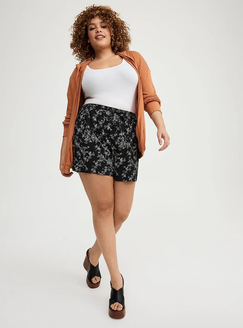 Open Hooded Cardigan