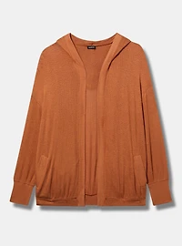 Open Hooded Cardigan