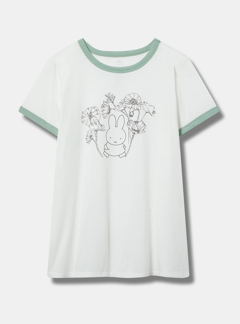 Miffy Classic Cotton Ringer Tee