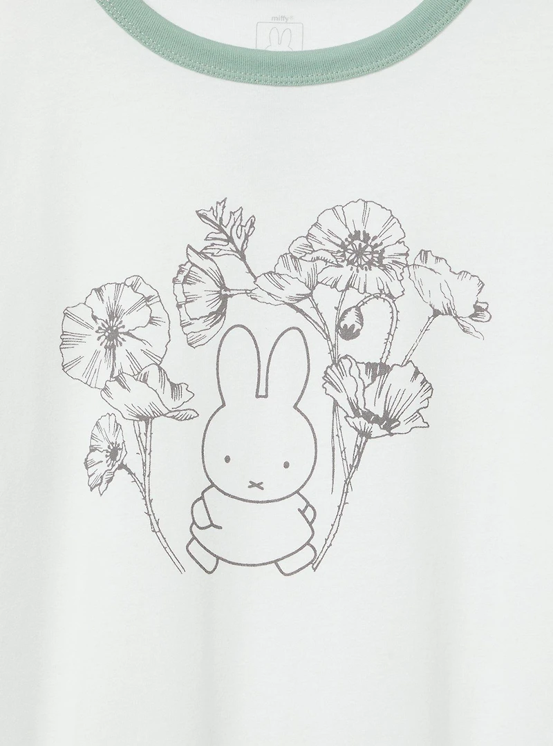 Miffy Classic Cotton Ringer Tee