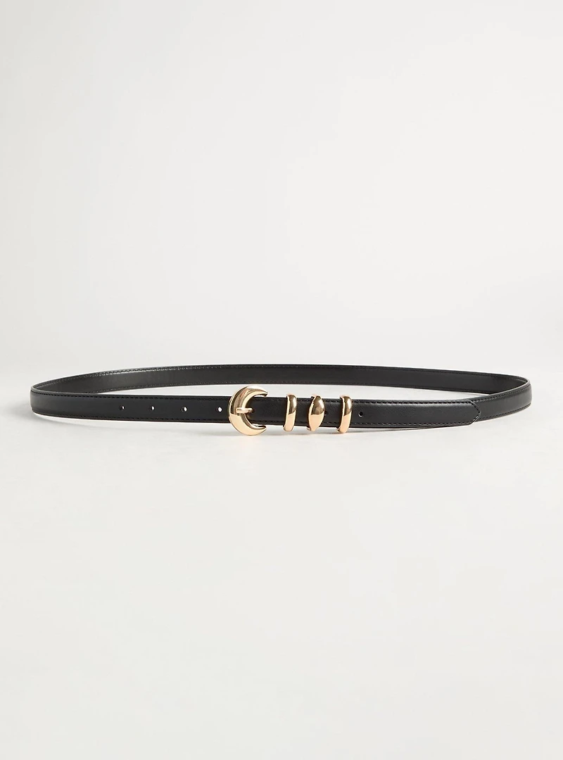 2-Pack Faux Suede Belt