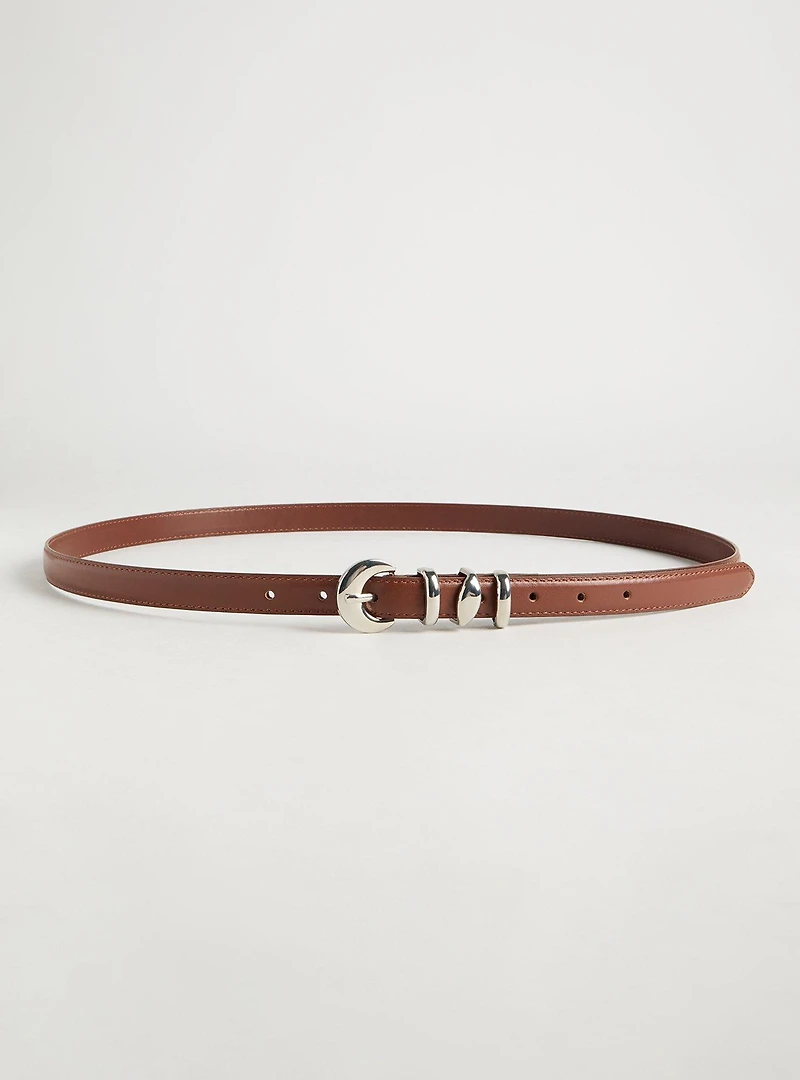 2-Pack Faux Suede Belt