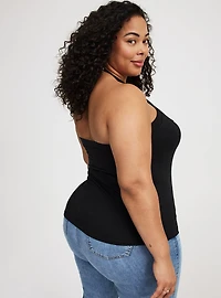 Foxy Square Neck Halter Top