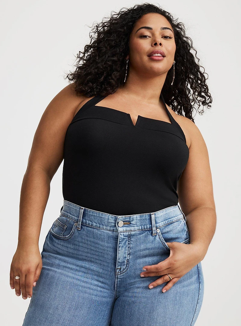 Foxy Square Neck Halter Top