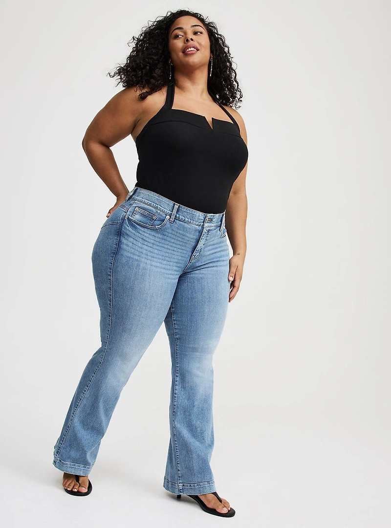 Foxy Square Neck Halter Top