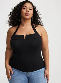 Foxy Square Neck Halter Top