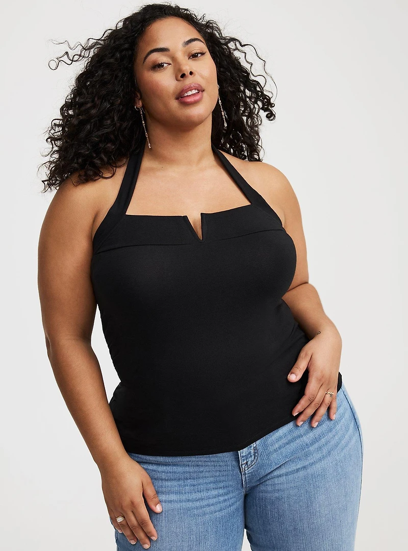 Foxy Square Neck Halter Top