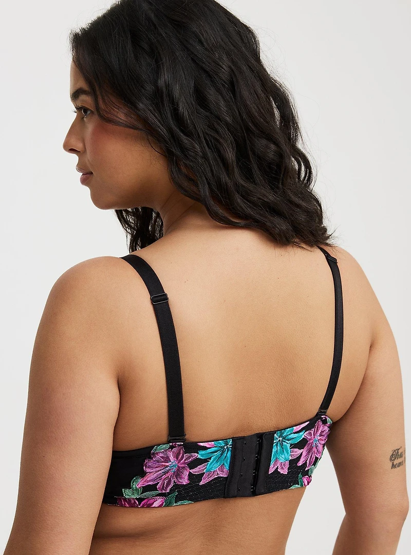 XO Plunge Push-Up Nova Lace Bra