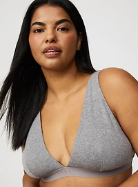 Unlined Heather Plunge Bralette