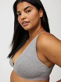 Unlined Heather Plunge Bralette