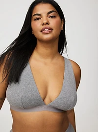 Unlined Heather Plunge Bralette