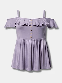 Off-Shoulder Babydoll Top